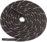 GRAH SANGRAH® 3 Pair (1 Pair Per Single Color) Shoelaces for Hiking Shoes, Walking Sneakers, Climbing, Work Boot, Running, Casual, Sport Shoes (SL-211-214-223) - 120 cm, Coffee White_Grey Yellow_Grey Black